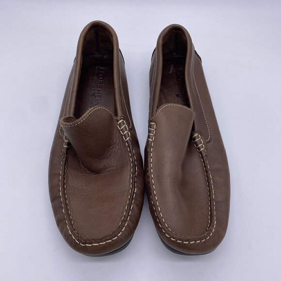 Florsheim Venetian Loafers Mens 9.5 Driving Moccasin Brown Soft Leather Slip On main image 6